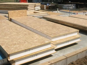 Panels are then delivered to site in either modular panels or even as a whole side